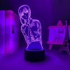 3d Led lampka nocna Anime Chainsaw Man Makima do dekoracja sypialni dzieci urodziny prezent Manga Chainsaw 2 - Anime Lamps Store