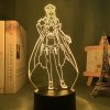 3d Anime Lamp Akame Ga Kill Esdese Nightlight for Bedroom Decor Led Night Light Birthday Gift 1 - Anime Lamps Store