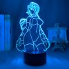 Anime 3d Lamp Bleach Yoruichi Shihouin for Bedroom Decor Nightlight Cool Birthday Gift Acrylic Led Night 2 - Anime Lamps Store