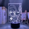 Anime Akame Ga Kill Led Light for Bedroom Decor Night Light Kids Children Birthday Gift Manga 2 - Anime Lamps Store