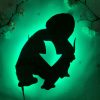 Anime Silhouette Light Avatar Appa Wall Lamp for Living Room Decoration Bedroom Decor Light Manga Avatar - Anime Lamps Store