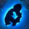 Anime Silhouette Light Avatar Appa Wall Lamp for Living Room Decoration Bedroom Decor Light Manga Avatar 3 - Anime Lamps Store