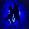 Anime Silhouette Light Fairy Tail Natsu Wall Lamp for Living Room Decoration Bedroom Decor Light Manga 1 - Anime Lamps Store