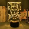 3d Led Lamp Anime Attack on Titan Jean for Home Decorative Nightlight Kids Birthday Gift Manga - Anime Lamps Store