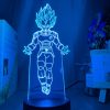 Anime Goku Vegeta 3D Led Night Light Dragon Ball Z Table Lamp Children Bed Room Decor 17 - Anime Lamps Store