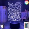 Anime Goku Vegeta 3D Led Night Light Dragon Ball Z Table Lamp Children Bed Room Decor 6 - Anime Lamps Store