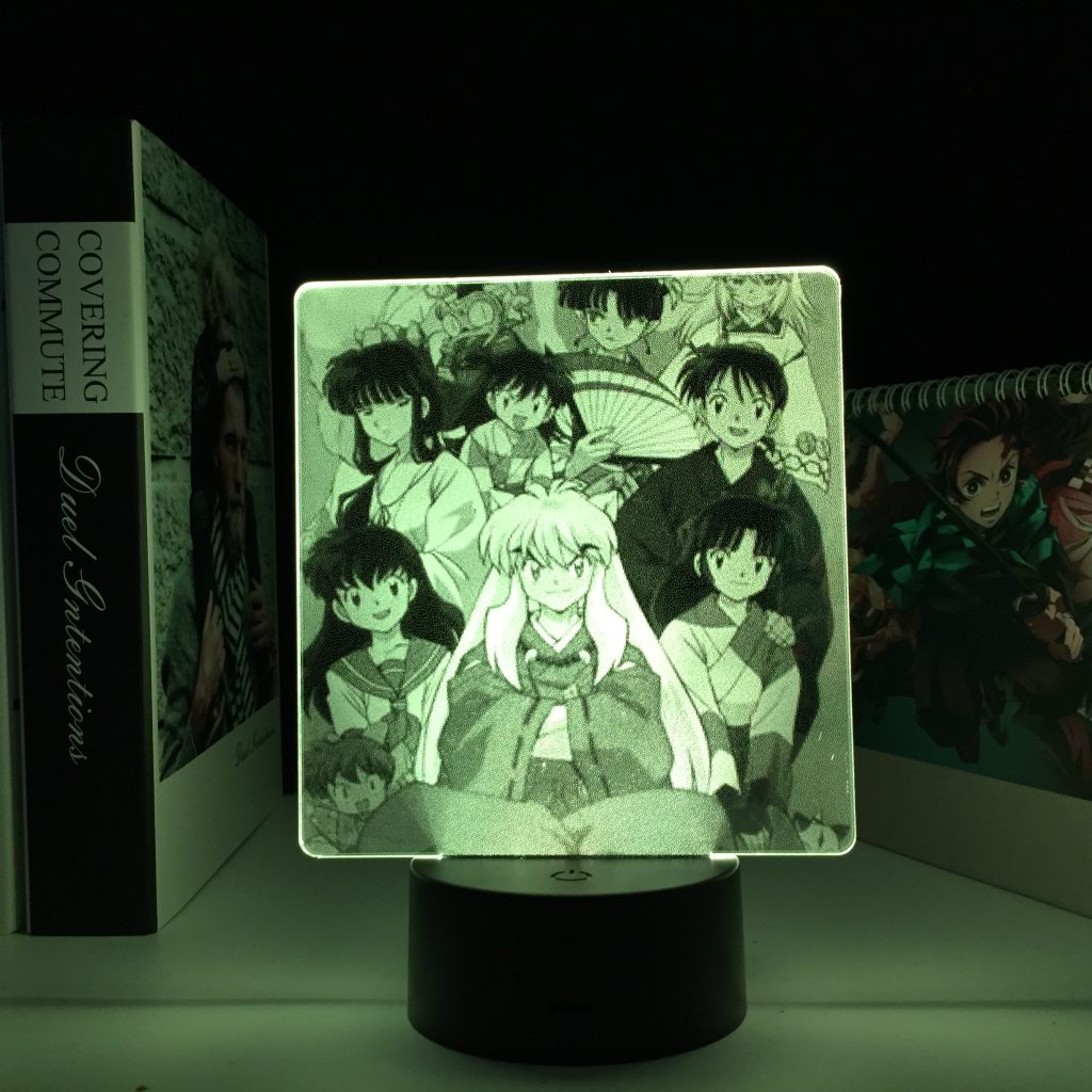 Anime Inuyasha Group LED Night Light Two Tone Lamp for Birthday Gift Bedroom Decor 2 Colors 4 - Anime Lamps Store