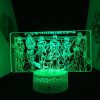 Anime JoJo Bizarre Adventure Figure 3D LED Light for Bedroom Decor Light Birthday Gift LED 3D 1 - Anime Lamps Store