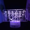 Anime JoJo Bizarre Adventure Figure 3D LED Light for Bedroom Decor Light Birthday Gift LED 3D - Anime Lamps Store