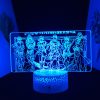 Anime JoJo Bizarre Adventure Figure 3D LED Light for Bedroom Decor Light Birthday Gift LED 3D 2 - Anime Lamps Store