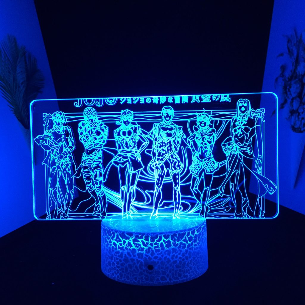 Anime JoJo Bizarre Adventure Figure 3D LED Light for Bedroom Decor Light Birthday Gift LED 3D 2 - Anime Lamps Store