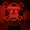 Anime One Piece 3D LED Night Light Luffy Roronoa Zoro Nico Pirate Ship Illusion Table Lamp 18 - Anime Lamps Store