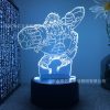 Anime One Piece 3D LED Night Light Luffy Roronoa Zoro Nico Pirate Ship Illusion Table Lamp 7 - Anime Lamps Store