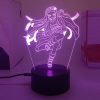 Demon Slayer Kimetsu No Yaiba Nezuko Rengoku Zenitsu Tanjiro 3d Led Lamp Bedroom Manga Anime Figure 5 - Anime Lamps Store