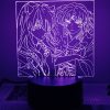 Inuyasha Sesshoumaru 3d led lamp for bedroom mange night lights anime action figure avatar room decor 3 - Anime Lamps Store