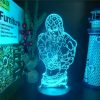 JoJo Bizarre Adventure Anime Guido Mista 3D LED Lamp Night Light Lampara for Home Decor Table - Anime Lamps Store