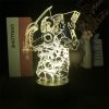 JoJo Bizarre Adventure Jan Pierre 3d led lamp for bedroom manga night lights anime action figure - Anime Lamps Store