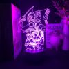 JoJo Bizarre Adventure Jan Pierre 3d led lamp for bedroom manga night lights anime action figure 3 - Anime Lamps Store