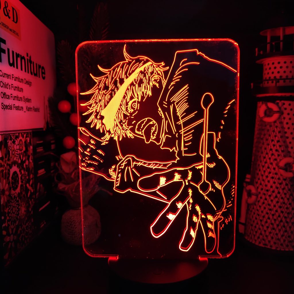 Jujutsu Kaisen 3D Lamp Anime Gojo Satoru Jujutsu Kaisen Yuji Itadori LED Night Light Brdroom Decor 1 - Anime Lamps Store