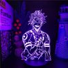 Jujutsu Kaisen 3D Lamp Anime Gojo Satoru Jujutsu Kaisen Yuji Itadori LED Night Light Brdroom Decor 11 - Anime Lamps Store