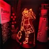 Jujutsu Kaisen 3D Lamp Anime Gojo Satoru Jujutsu Kaisen Yuji Itadori LED Night Light Brdroom Decor 17 - Anime Lamps Store