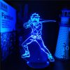 Jujutsu Kaisen 3D Lamp Anime Gojo Satoru Jujutsu Kaisen Yuji Itadori LED Night Light Brdroom Decor 21 - Anime Lamps Store