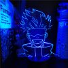 Jujutsu Kaisen 3D Lamp Anime Gojo Satoru Jujutsu Kaisen Yuji Itadori LED Night Light Brdroom Decor 4 - Anime Lamps Store