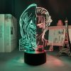 Led Anime Light Attack on Titan Eren Titan Half Face for Bedroom Decoration Dual Color Light - Anime Lamps Store