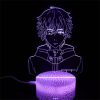 Tokyo Ghoul 3D Lamp Anime Kaneki Ken Juuzou Led Night Light for Kids Bedroom Decoration Nightlight 15 - Anime Lamps Store