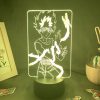 YuYu Hakusho Anime Figure Jaganshi Hiei 3D LED Color Lava Lamp Night Lights Otaku Xmas Gift 1 - Anime Lamps Store