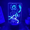 YuYu Hakusho Anime Figure Jaganshi Hiei 3D LED Color Lava Lamp Night Lights Otaku Xmas Gift - Anime Lamps Store