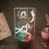 YuYu Hakusho Anime Figure Jaganshi Hiei 3D LED Color Lava Lamp Night Lights Otaku Xmas Gift 4 - Anime Lamps Store